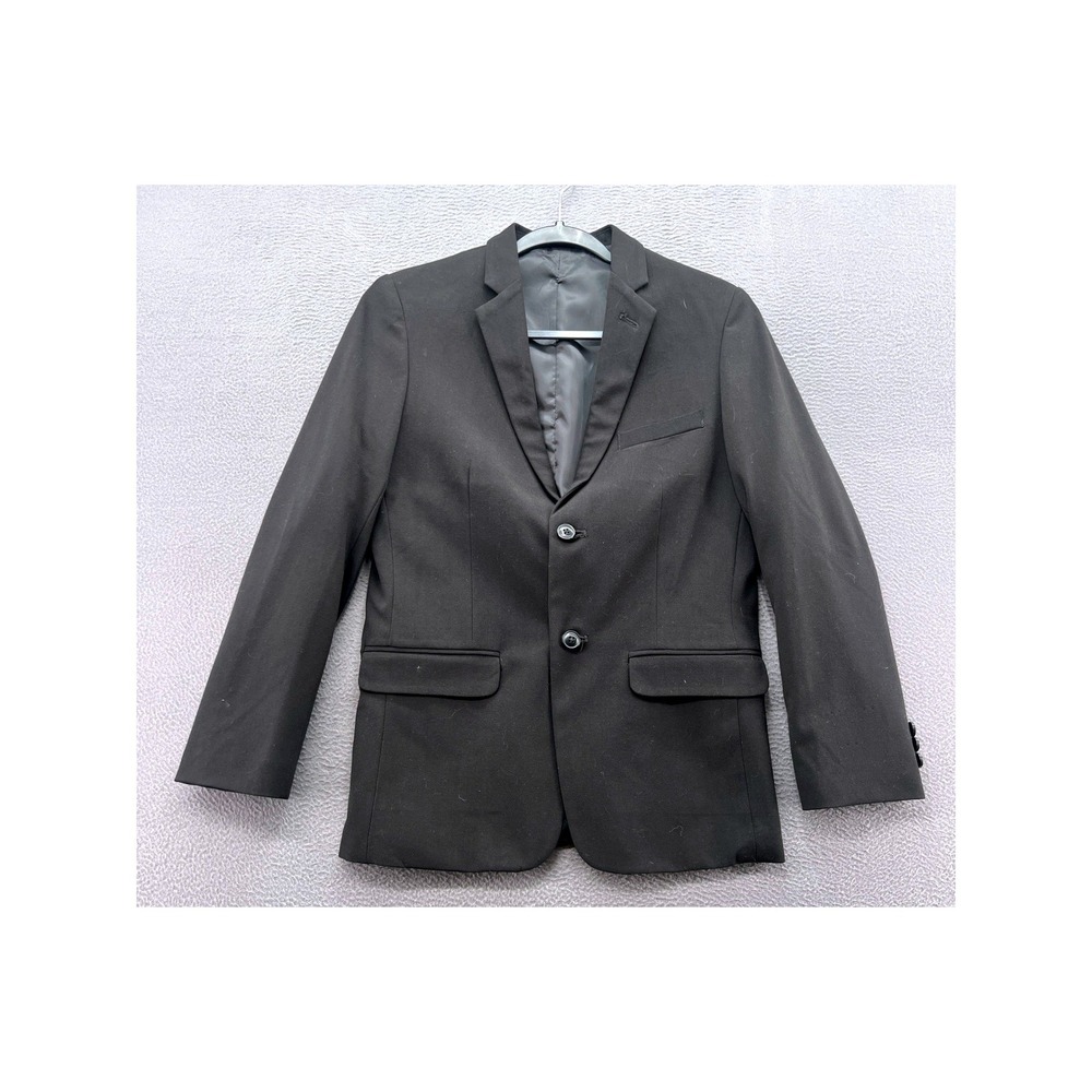Chaps Blazer Boys 16 Black Two Button Suit Jacket